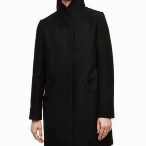 Aritzia Wilfred Cocoon Coat XXS Black - Never Worn